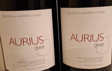 2001 Quinta do Monte dOiro, Aurius - Vin Régional, Verzamelen, Nieuw
