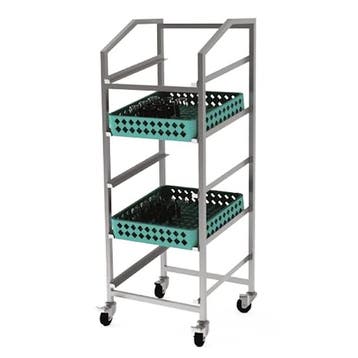Vaatwaskorvenwagen | RVS | 5 Niveaus (500x500) | Wielen, Verzenden, Nieuw in verpakking
