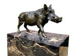Sculpture, Wrattenzwijn - 15 cm - Bronze, Marbre