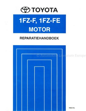 1992 TOYOTA LAND CRUISER 1FZ-F | 1FZ-FE MOTOR, Autos : Divers, Modes d'emploi & Notices d'utilisation