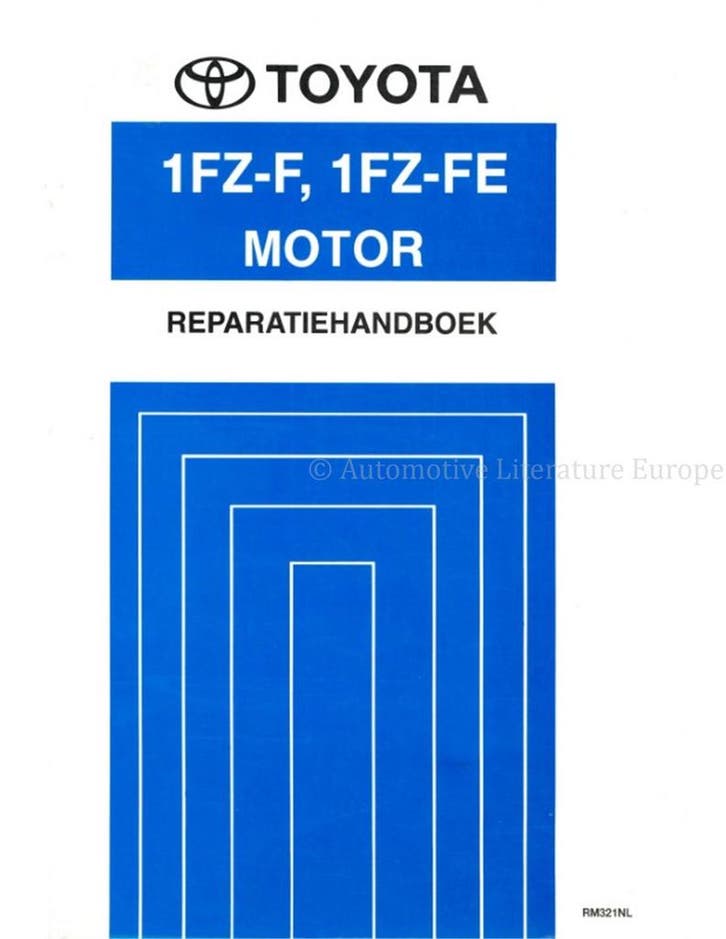1992 TOYOTA LAND CRUISER 1FZ-F | 1FZ-FE MOTOR, Autos : Divers, Modes d'emploi & Notices d'utilisation