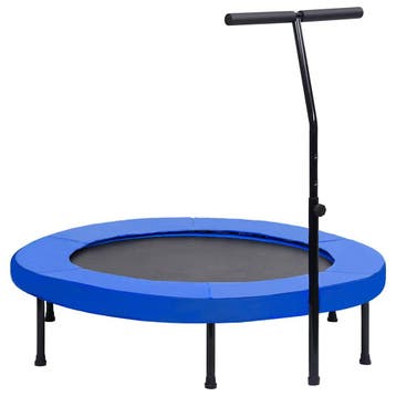 vidaXL Fitnesstrampoline met handgreep en veiligheidsmat 122, Kinderen en Baby's, Verzenden, Nieuw