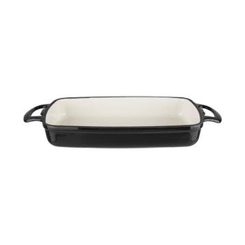 Ovenschaal rechthoekig gietijzer 2,8L | 295x220x50(h)mm, Verzenden