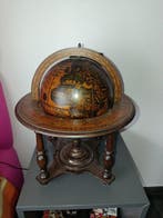Grote Vintage Wereldbol uit de jaren 70 – Vintage, Antiek en Kunst