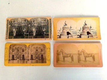 38 stereoview 3D cards of Russia - 19th century and early