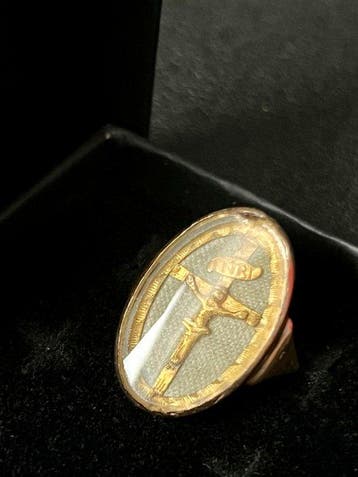 14 karaat - Geel goud - Ring - Gouden reliekhouder-ring