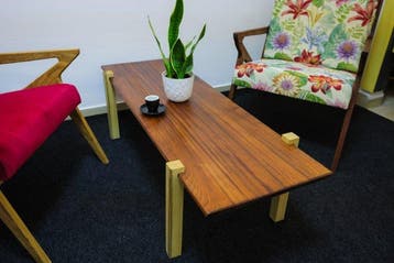Stojanovi Shaker-Stil - Table basse - Acajou, Érable, Antiek en Kunst