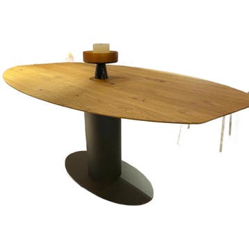 bert plantagie Eettafel Oval - Ongebruikt, Huis en Inrichting, Verzenden, Zo goed als nieuw, Eikenhout, 200 cm of meer