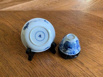 Schotel (2) - Porselein, Porselein - Kangxi periode