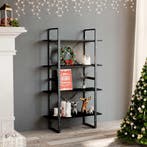 vidaXL Boekenkast met 4 schappen 80x30x140 cm bewerkt hout, Verzenden, Nieuw