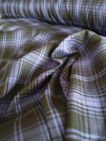 Tartan en pure laine, grammage moyen 400x140 - Textile - 400