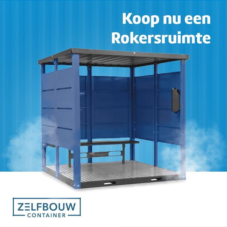 Koop nu rokersruimte - voldoet aan rookverbod - incl. asbak, Zakelijke goederen, Machines en Bouw | Keten en Containers
