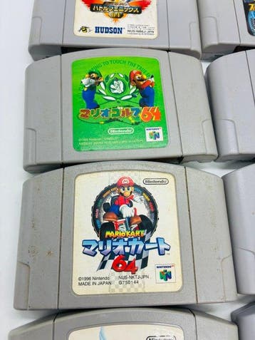 Nintendo - N64 - 9 Japanese Game Cartridges – Super Smash, Games en Spelcomputers, Nieuw