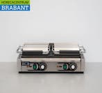 RVS Dubbele Contactgrill Paninigrill Grill Ribbel/Glad 230V, Zakelijke goederen, Ophalen of Verzenden, Nieuw in verpakking