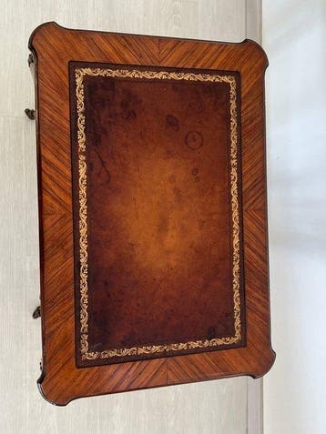 Table de chevet - Bois, Cuir