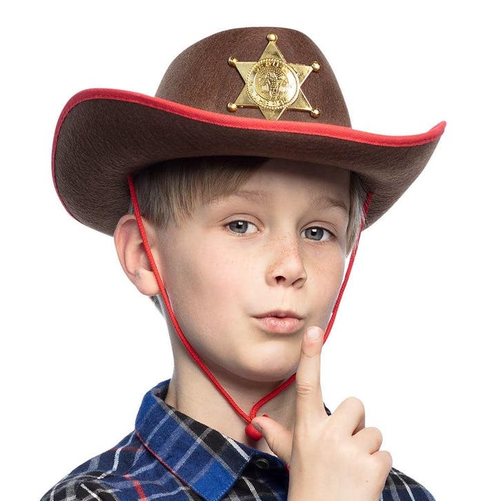 Cowboy Hoed Rookie Sheriff, Hobby en Vrije tijd, Feestartikelen, Nieuw, Verzenden