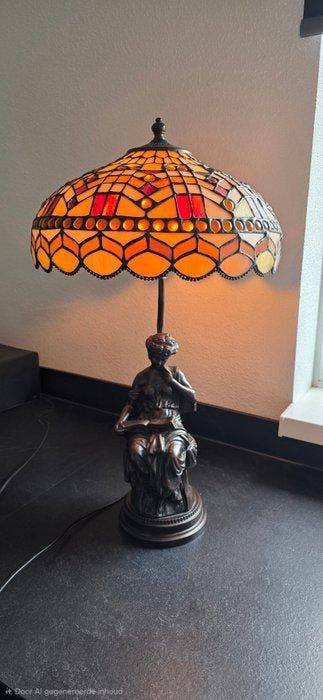 Lamp - Glas, Metaal, Antiquités & Art