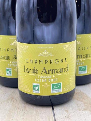 Louis Armand, Biologique - Champagne Extra Brut - 6 Flessen