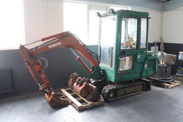 Veiling: Rupsgraafmachine Kubota KX41-1 Diesel, Ophalen