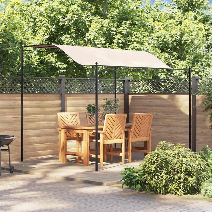 vidaXL Prieel stof crèmewit, Tuin en Terras, Partytenten, Nieuw, Verzenden