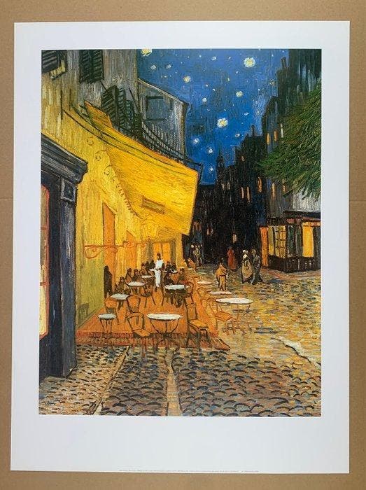 Vincent van Gogh (after) - Nachtcafe Cafe de Nuit Nightcafe, Antiek en Kunst, Curiosa en Brocante