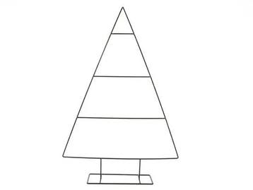 Metalen frame grote kerstboom ca. 78 cm incl. voet