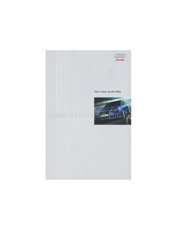 2005 AUDI RS4 BROCHURE ENGELS