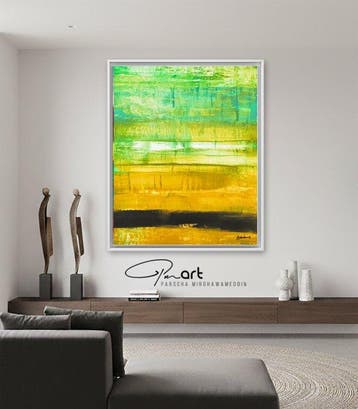 Parscha Mirghawameddin - Green Desert - XXL