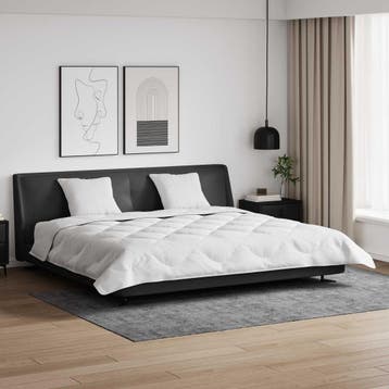 vidaXL Dekbed met Kussens met kussen 3 st Wit Microfiber en, Verzenden