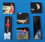 Tintin - Ensemblet de 8 magnets Lune - 8 Promotiemateriaal, Nieuw