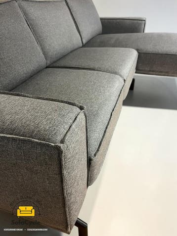 Hoekzetel grijs in stof, hoek R – tweedehands, Verzenden, Nieuw