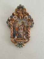 Vintage Wijwatervat - 20e eeuw - Sacra Famiglia - 30 cm