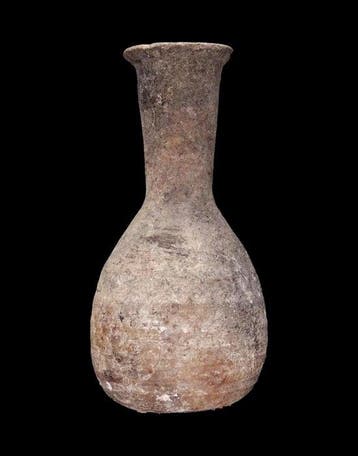 Oud-Romeins - Galloromaanse keramische fles - 1e eeuw na