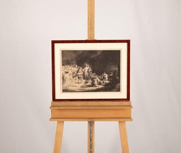 Rembrandt van Rijn (1606–1669) , after - Honderdguldenprent, Antiek en Kunst
