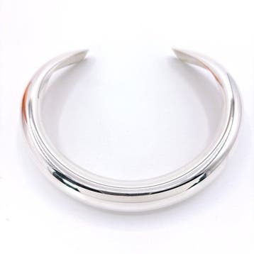 Hermès - Collier ras du cou Argent - Torque Mombasa