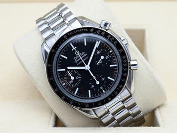 Omega Speedmaster Ref. 3539.50.00 Year 2009 (Box & Papers), Overige merken, Staal, Polshorloge, Ophalen of Verzenden