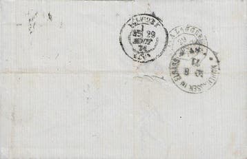 Frankrijk 1871 - Oorlog van 1870 - zeer zeldzame frankering