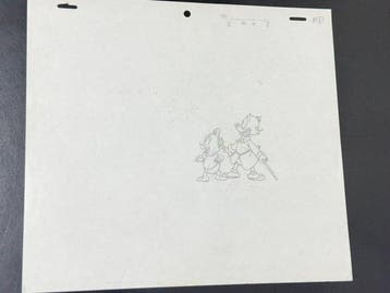 Walt Disney, 1987/90 - Oorspronkelijke animatietekening van