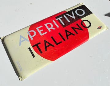 Martini - Vermouth Bianco Martini & Rossi Torino - Panneau, Antiek en Kunst