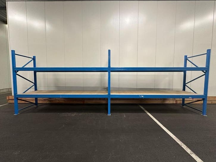 Palletrek Stow - 3 staanders 2500x1000 + 8 liggers 3600+hout, Zakelijke goederen, Kantoor en Winkelinrichting | Magazijn, Stelling en Opslag