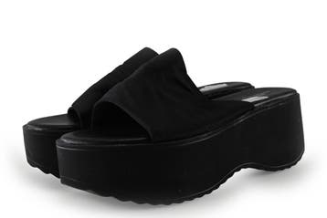 Sacha Slippers in maat 39 Zwart, Slippers, Verzenden, Zwart, Zo goed als nieuw