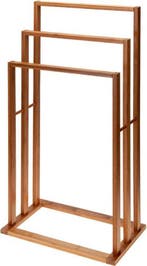 2dekans | Made4Home - Handdoekrek Bamboe met 3 stangen -, Huis en Inrichting, Badkamer | Badtextiel en Accessoires, Ophalen of Verzenden