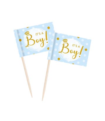 ItS A Boy Cupcake Toppers, Verzenden