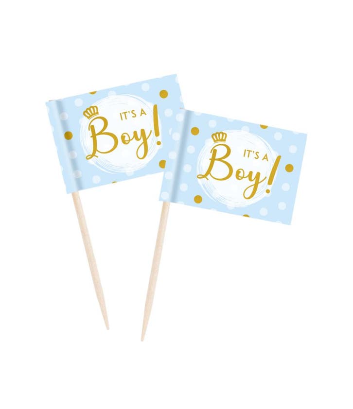 ItS A Boy Cupcake Toppers, Hobby & Loisirs créatifs, Articles de fête, Envoi