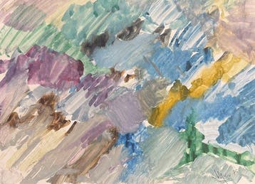 René Mels (1909-1977) - Composition abstraite 1975, Antiek en Kunst
