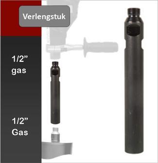 Verlengstuk voor kernboren 1/2Gas----1/2Gas, Verzenden, Nieuw