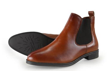 Fantasy Chelsea boots in maat 37 Bruin, Handtassen en Accessoires, Verzenden, Zo goed als nieuw, Bruin, Overige typen