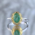 Zonder minimumprijs - Ring - 18 karaat Zilver, Verguld, Geel, Nieuw