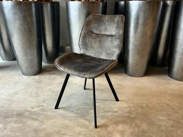 Veiling - Stoel Mason (set van 4) Velvet - Velours - Groen, Huis en Inrichting, Stoelen