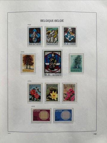België 1969/1984 - Volledige verzameling in DAVO III album,, Gestempeld